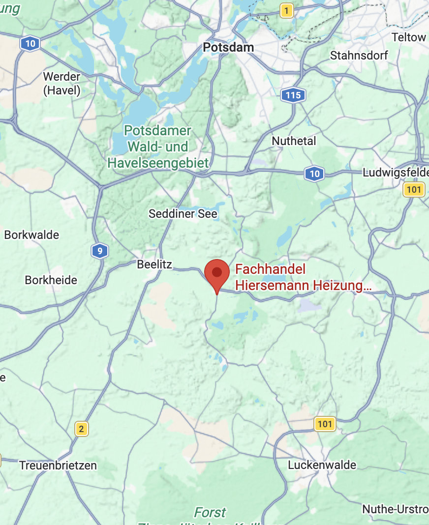 Standort auf Google Maps